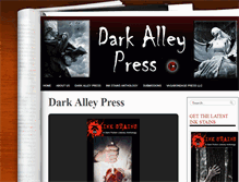Tablet Screenshot of darkalleypress.com